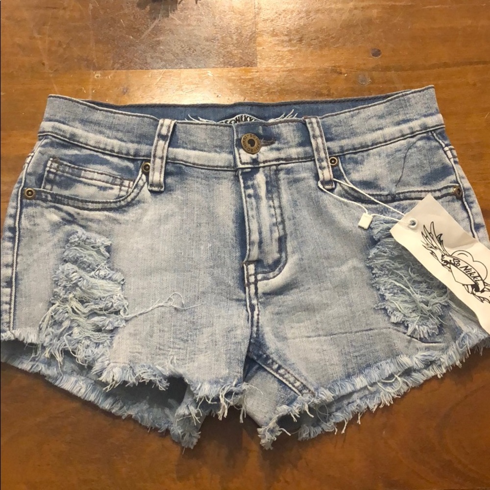 NWT Denim So Nikki Jean Shorts